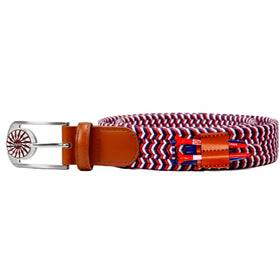 The Byrd Braided Belt with tees and ball marker for quick access on the course