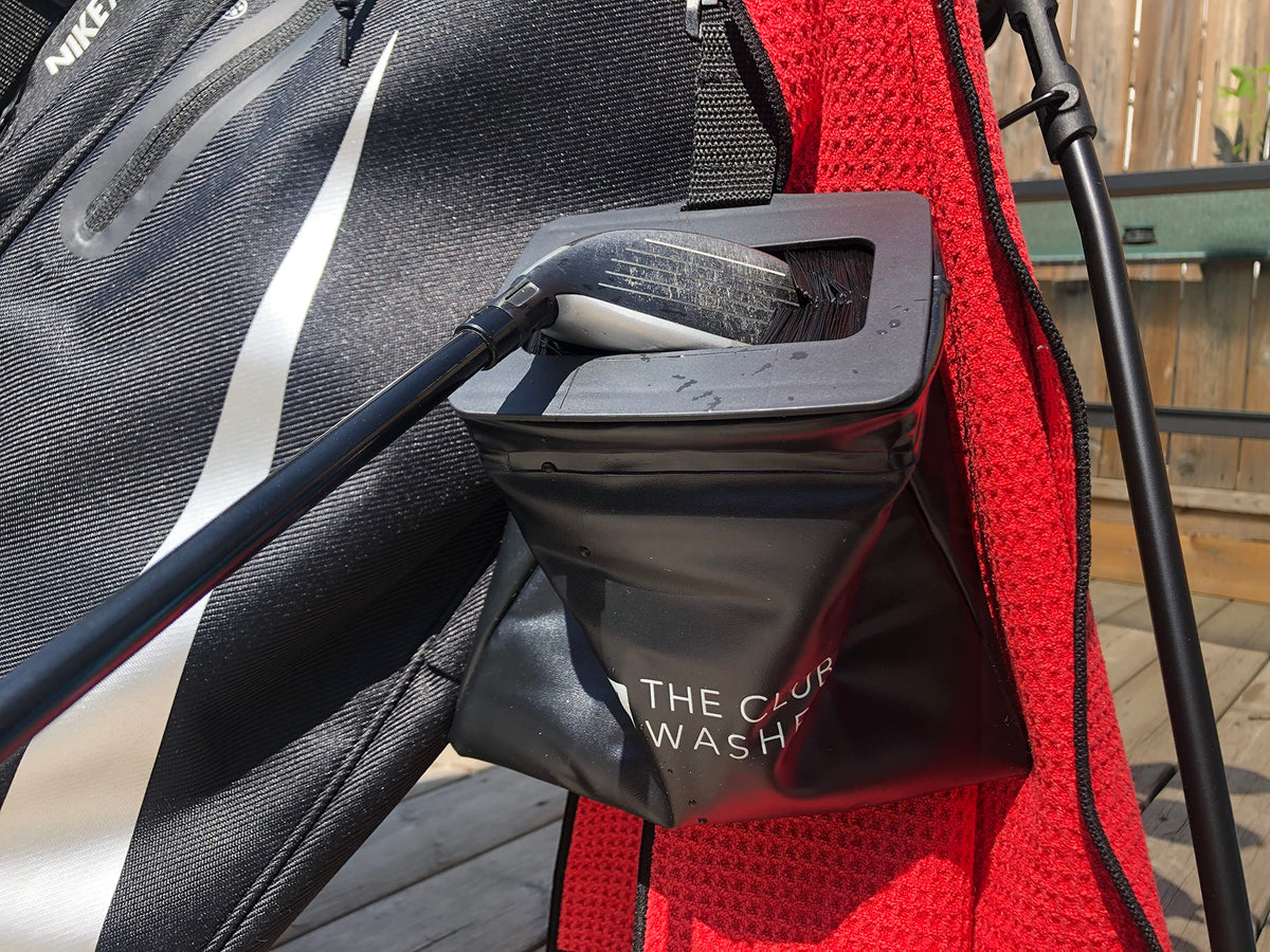 The Club Washer after-shot clean club boosts confidence for the next swing