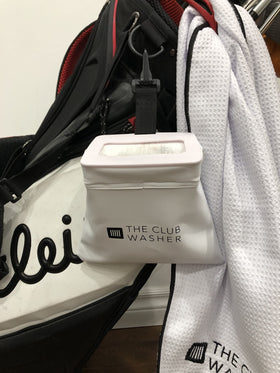 The Club Washer White Edition being used at home for convenient care
