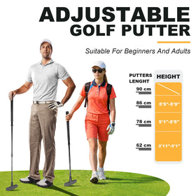 THE GOLFER STORE aluminium shaft with rubber grip ensures durable comfort.