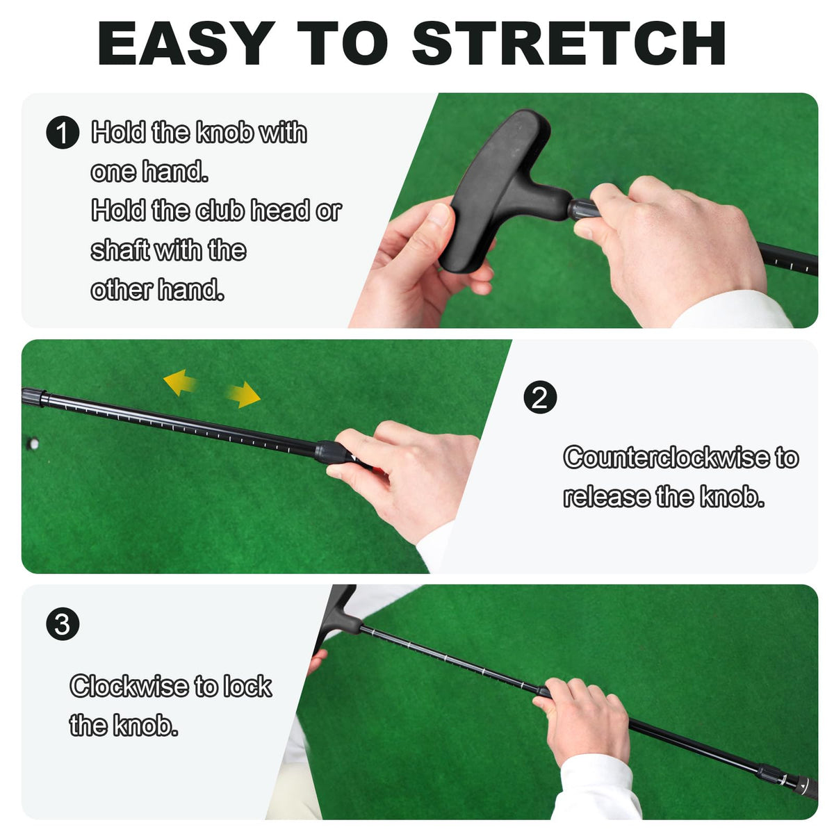 THE GOLFER STORE complete kit includes balls, cup, and flag.