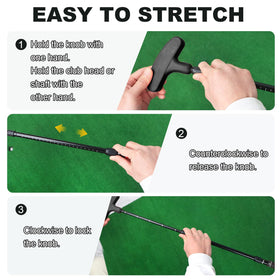THE GOLFER STORE complete kit includes balls, cup, and flag.