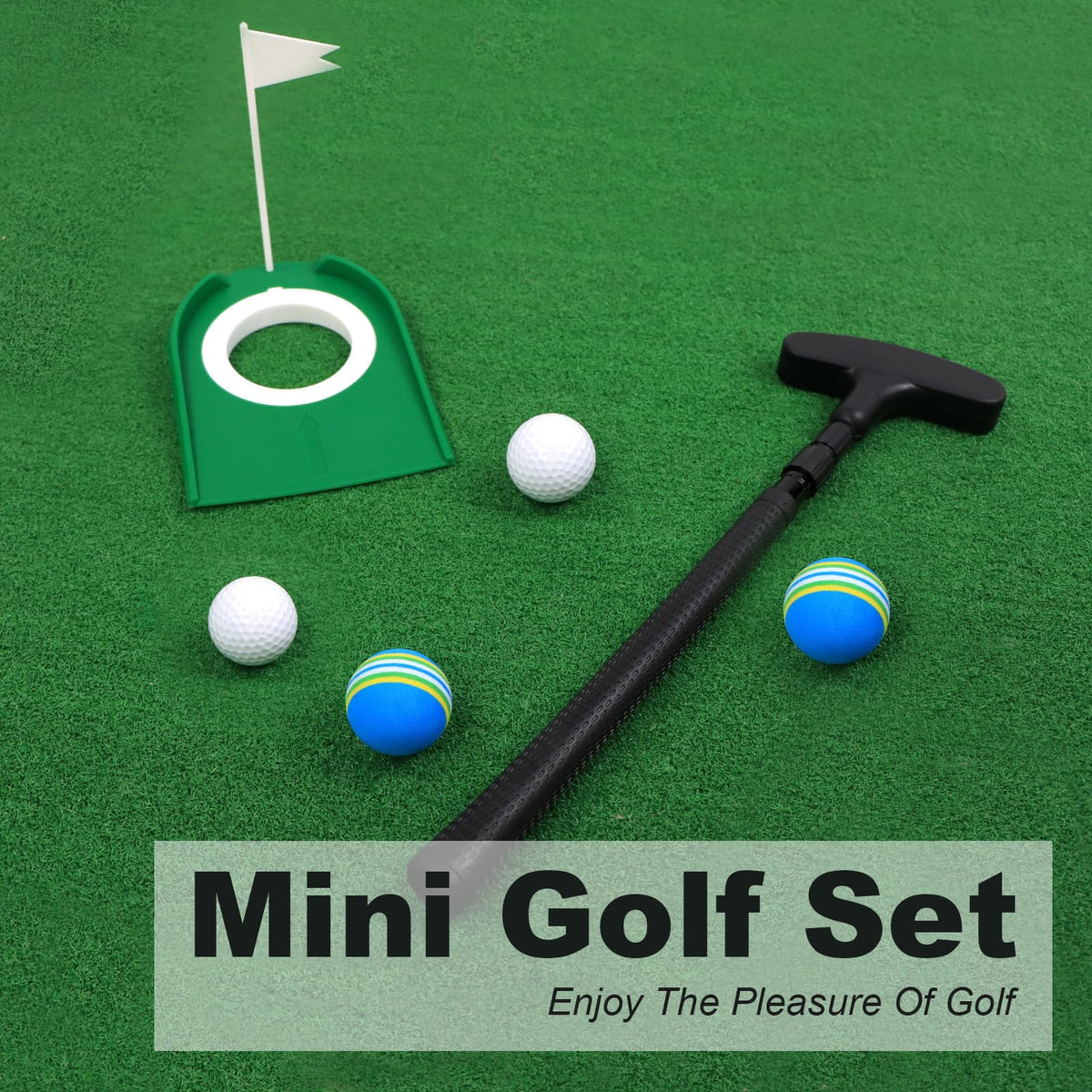 THE GOLFER STORE practice balls and soft balls with the cup.