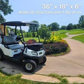 The Hoodie Cooler is soft-sided and collapsible for compact storage.