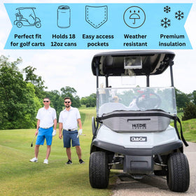 The Hoodie Cooler offers spacious capacity with pockets for snacks and keys.