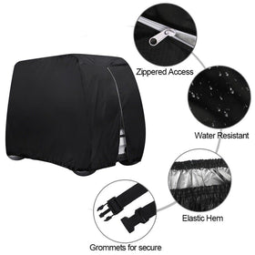 THE PERFECT PART golf cart cover fits four passenger models including EZGO Club Car Yamaha