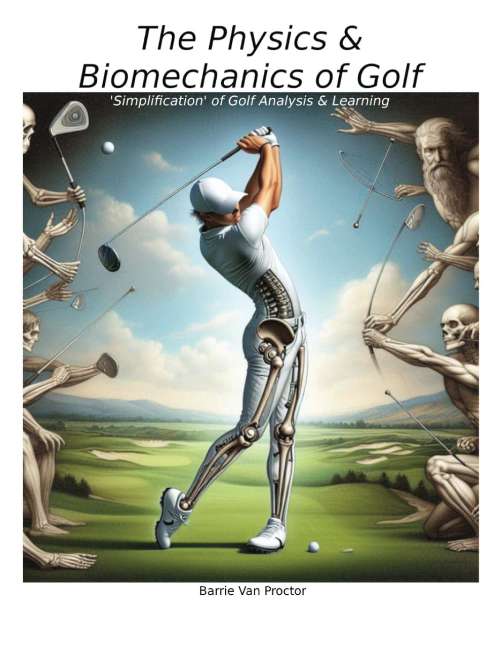 The Physics and Biomechanics of Golf book cover with swing analysis focus for learning and improvement