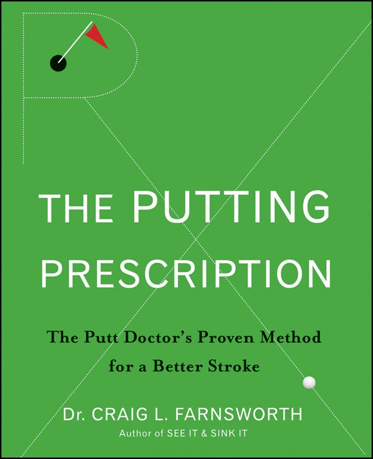 The Putting Prescription on a lush green, illustrating stroke technique improvement