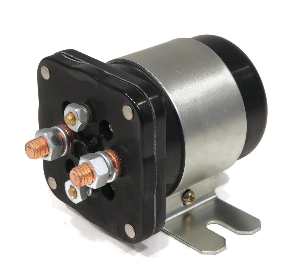 The ROP Shop 48V starter solenoid product image highlighting the compact control unit for Yamaha carts.