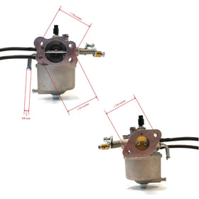The ROP Shop EZ Go 295cc carburetor side view shows a compact install-ready design