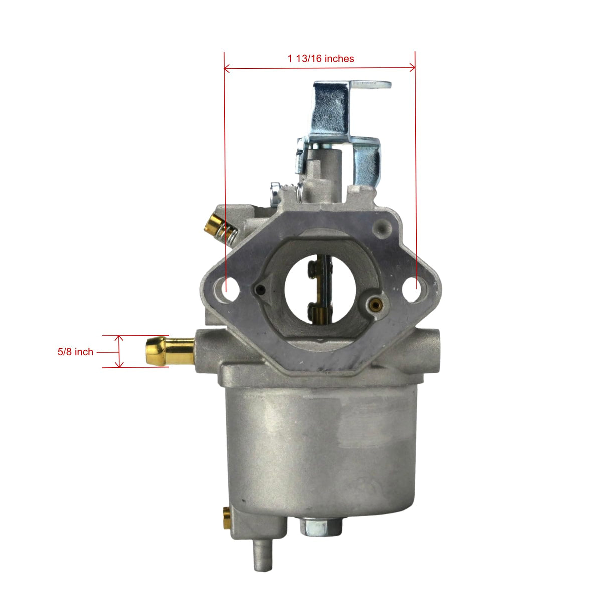 The ROP Shop carburetor with fuel line included for easy installation.