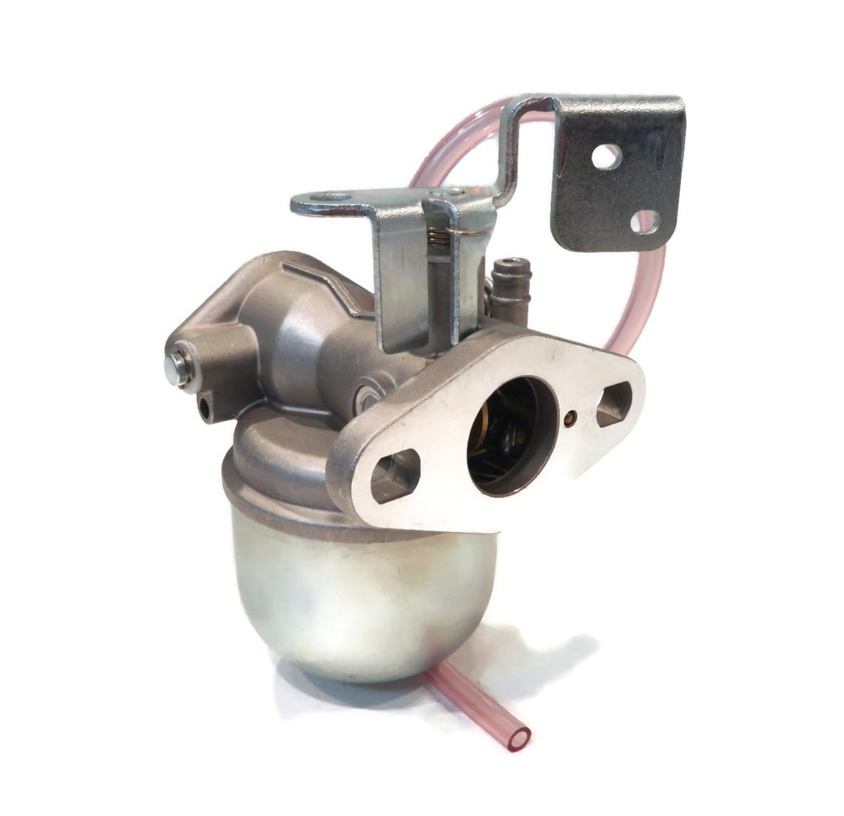 The ROP Shop EZGO 2 Cycle Carburetor Assembly with included fuel line for quick replacement.