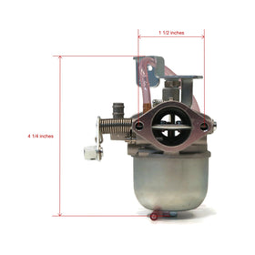 The ROP Shop Ezgo carburetor 17563 top view showing inlet and mounting interface.
