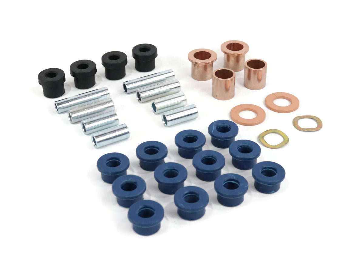 The ROP Shop bronze bushings offer durable wear resistance for quieter rides.