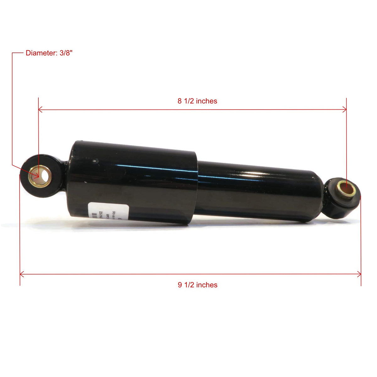 The ROP Shop front shock absorber side view for compatibility checks.