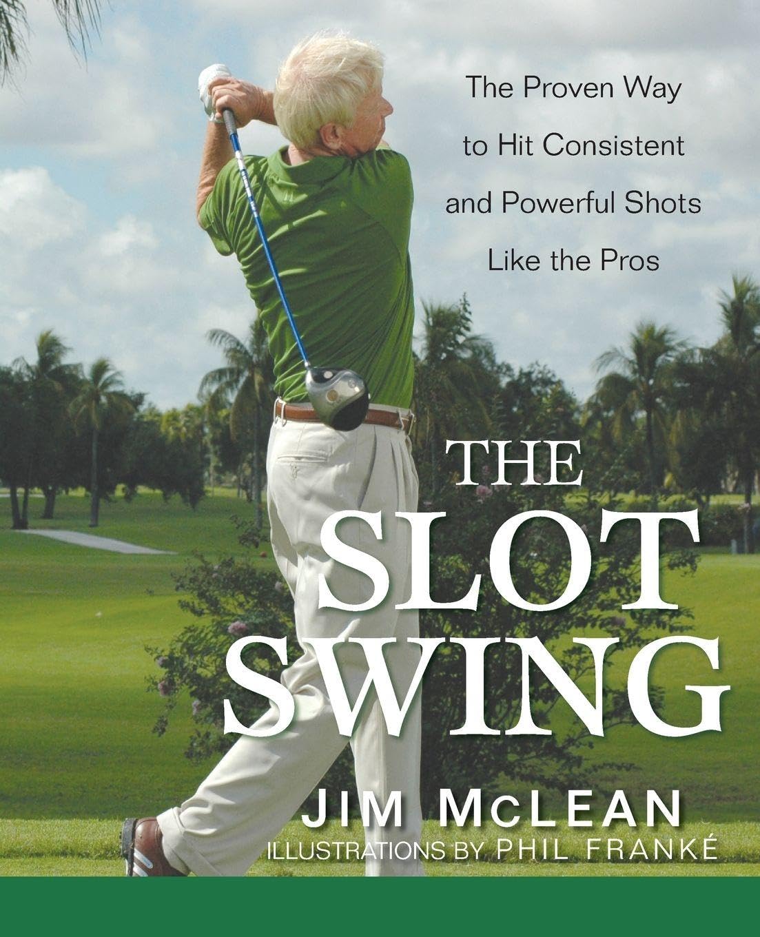 The Slot Swing training device demonstrating a repeatable swing for improved consistency.