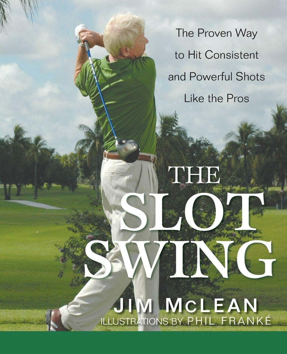 The Slot Swing training device demonstrating a repeatable swing for improved consistency.