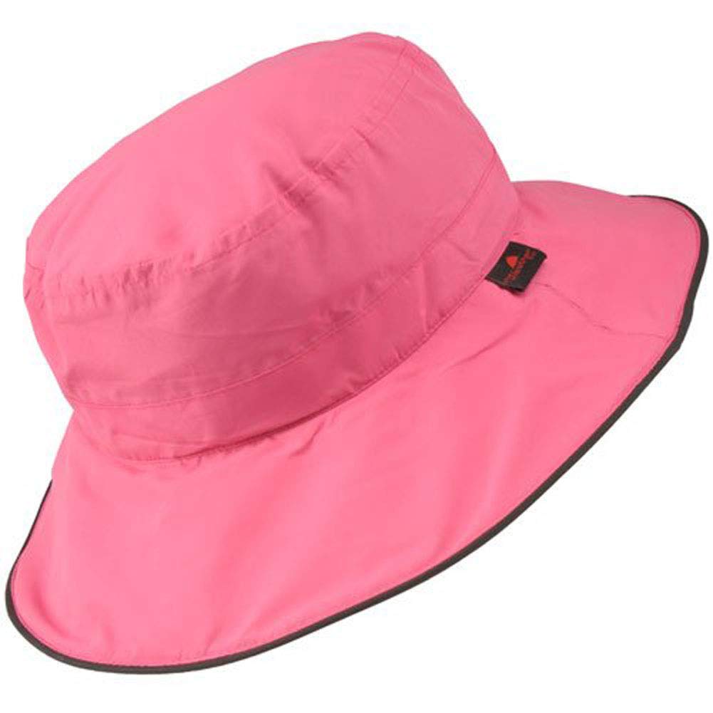 The Weather Company Golf waterproof pink hat protects from sun and rain on courses