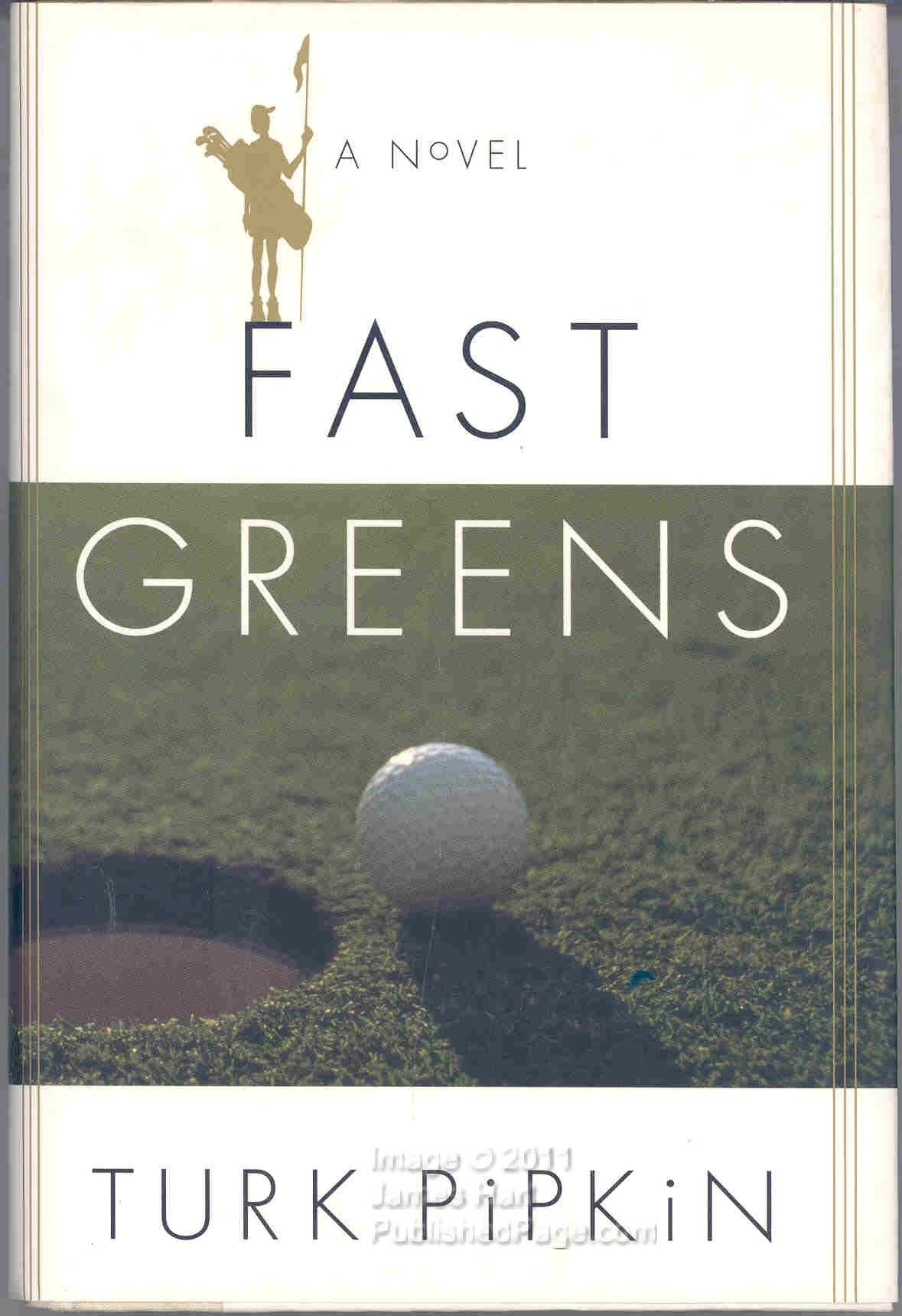 The Dial Press Fast Greens cover evokes a coming-of-age golf journey for thoughtful readers.