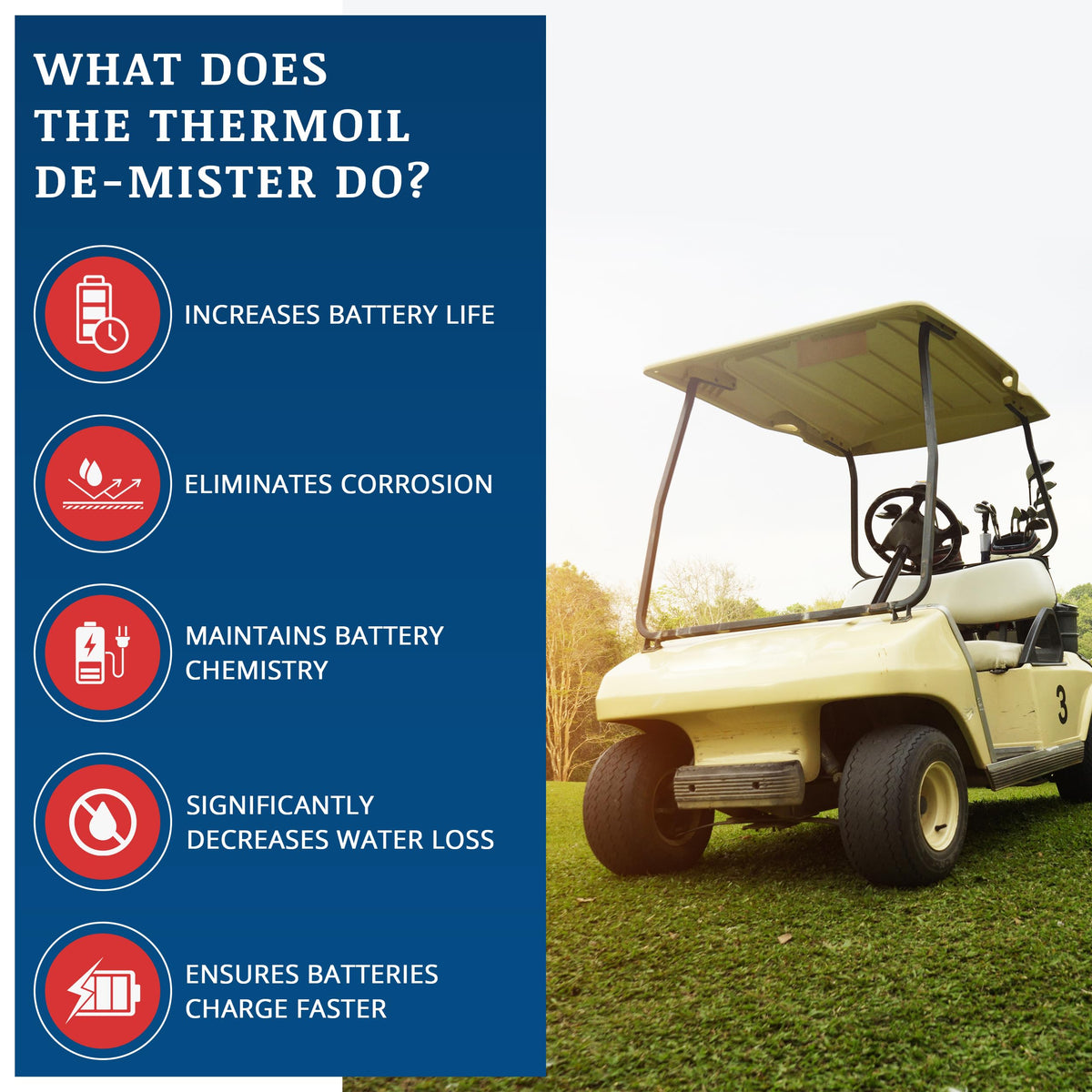 Thermoil De-Mister forms barrier on electrolyte to curb corrosion.