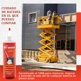 Thermoil De-Sulfater applied to battery terminals shows improved connectivity.