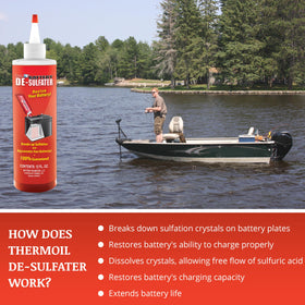 Thermoil De-Sulfater enhances battery performance with reduced heating and better efficiency.