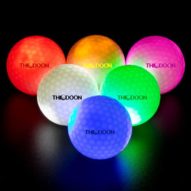 THIODOON glow golf ball in dark for night practice visibility