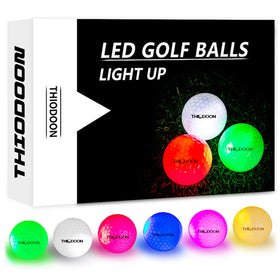 THIODOON glow golf balls ideal for casual or practice rounds