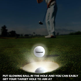 THIODOON glow golf ball visible in low light without charger