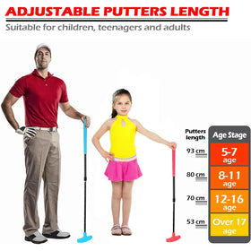 THIIDOON mini golf putter with compact design for easy storage.