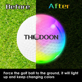 THIODOON glow ball in flight shows color changes for tracking