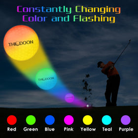 THIODOON glow ball light at the hole cup aids aiming