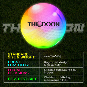 THIODOON glow ball six-pack is gift-ready for golfers