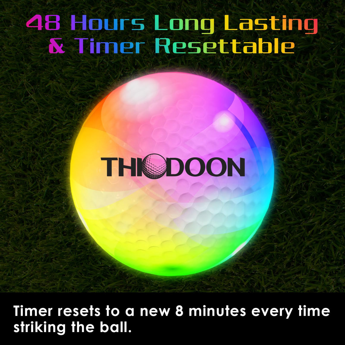 THIODOON glow ball timer resets after each strike for smoother rounds