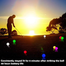 THIODOON glow golf ball green night visibility for easy night practice