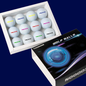 THIODOON glow golf ball 3-pack packaging shows value