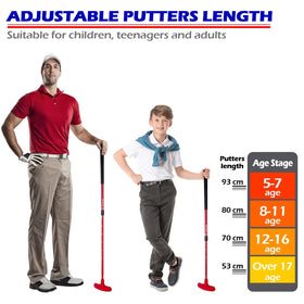 THIODOON putter head features silicone wrap for protection.