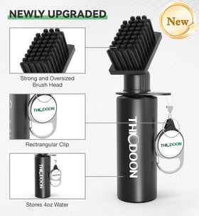 THIODOON retractable clip keeps cleaner secure on your bag during rounds.