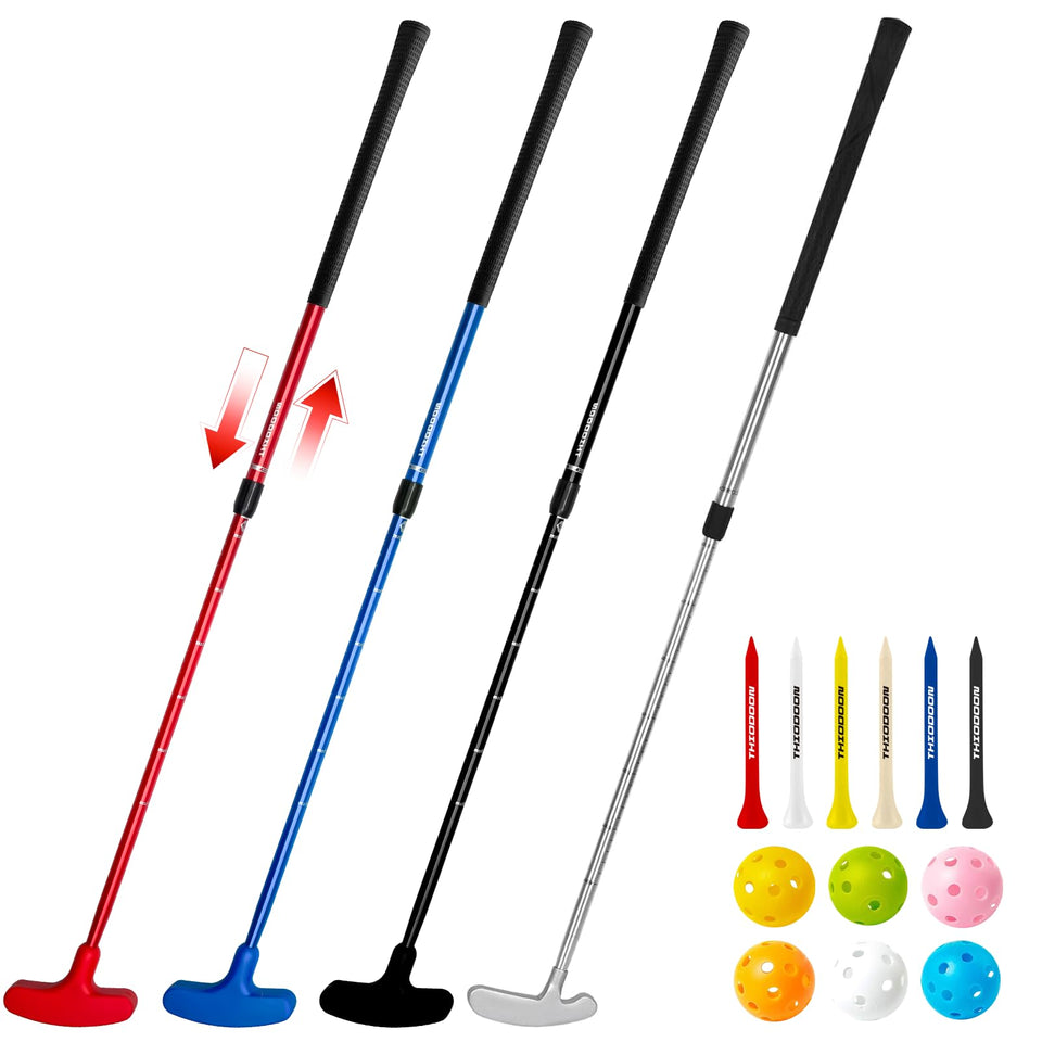 THIODOON two-way golf putter ready for right and left-handed practice.