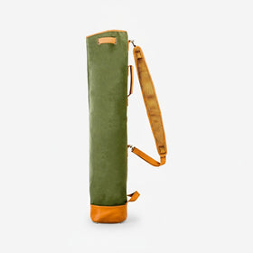 Thorza Sunday Golf Bag premium canvas and leather materials offer durable, stylish storage