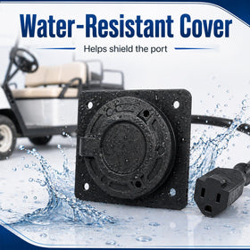 Adapter plate mounted securely to preserve factory-style appearance.