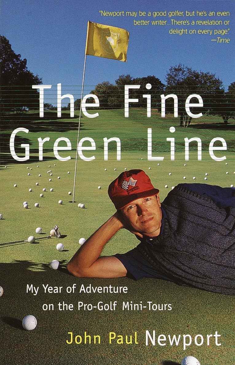 Three Rivers Press The Fine Green Line cover image, a golf memoir exploring obsession and personal growth