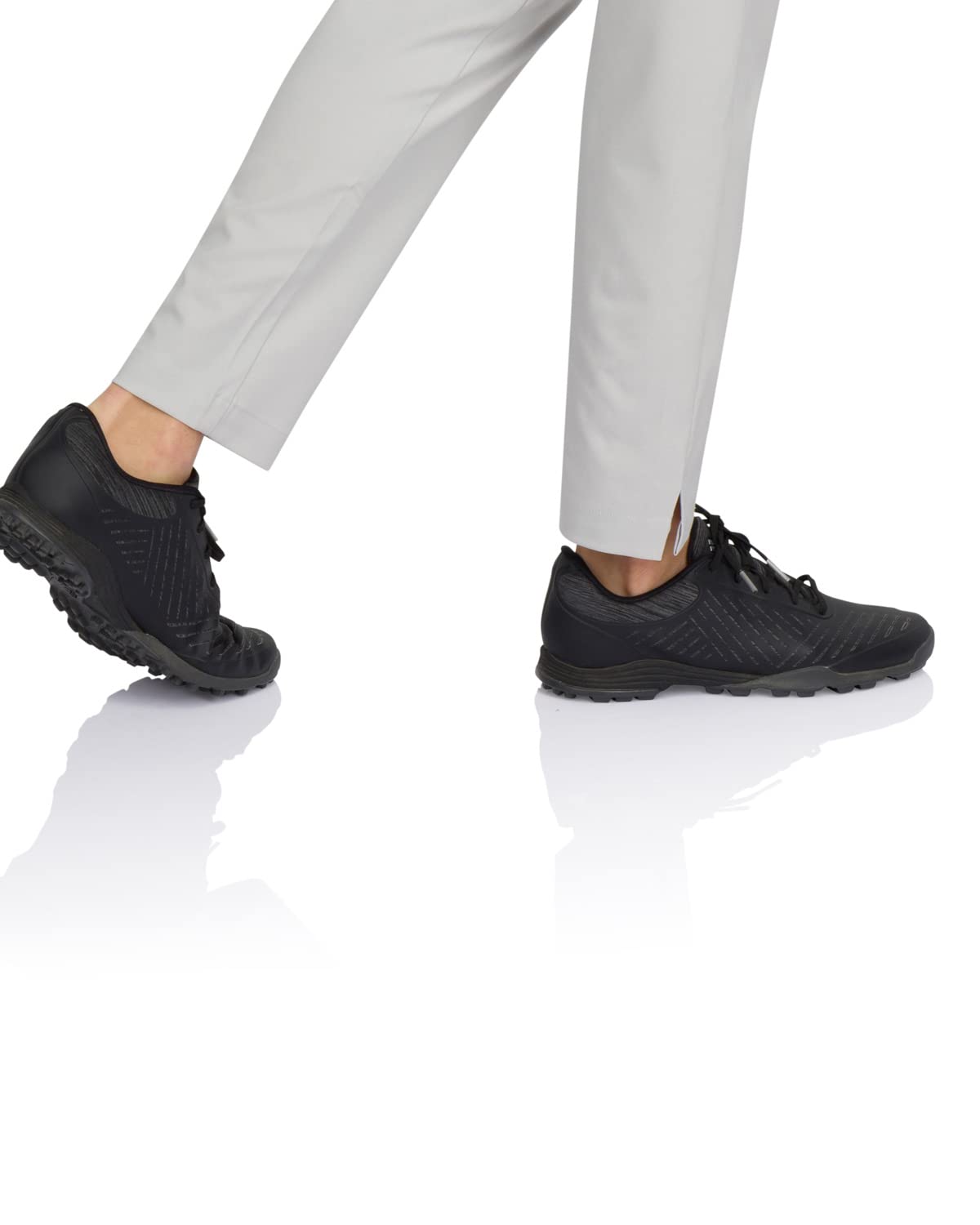Three Sixty Six four-way stretch pants allow full range of motion during swings