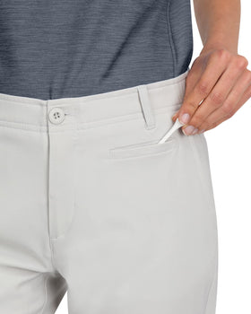 Three Sixty Six pants front coin pocket for quick access on the course