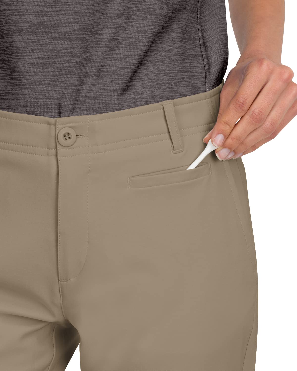 Three Sixty Six Pants Golf Links front coin pocket for small items during rounds