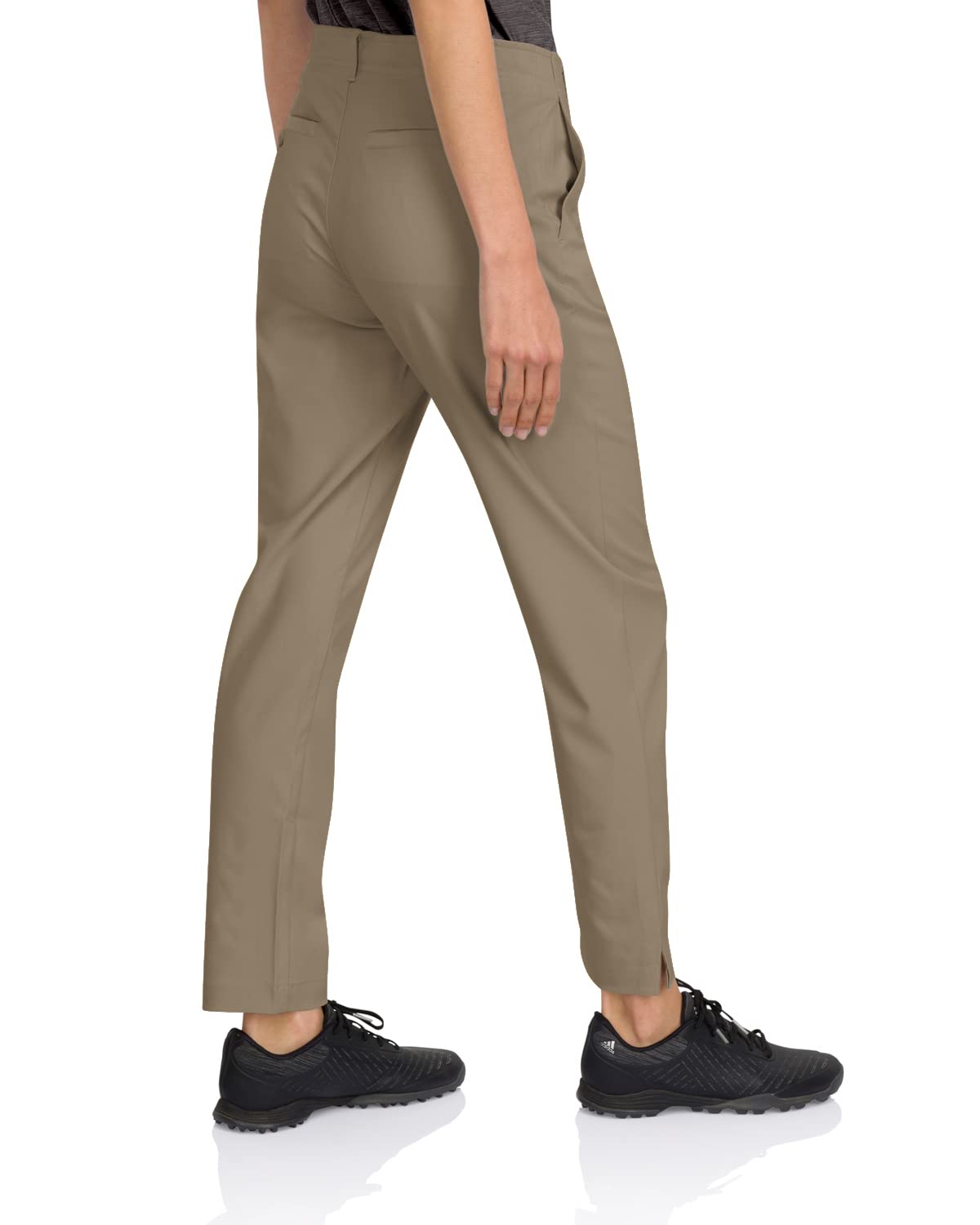 Three Sixty Six Pants Golf Links mushroom beige colorway pairs with diverse golf outfits