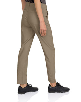Three Sixty Six Pants Golf Links mushroom beige colorway pairs with diverse golf outfits