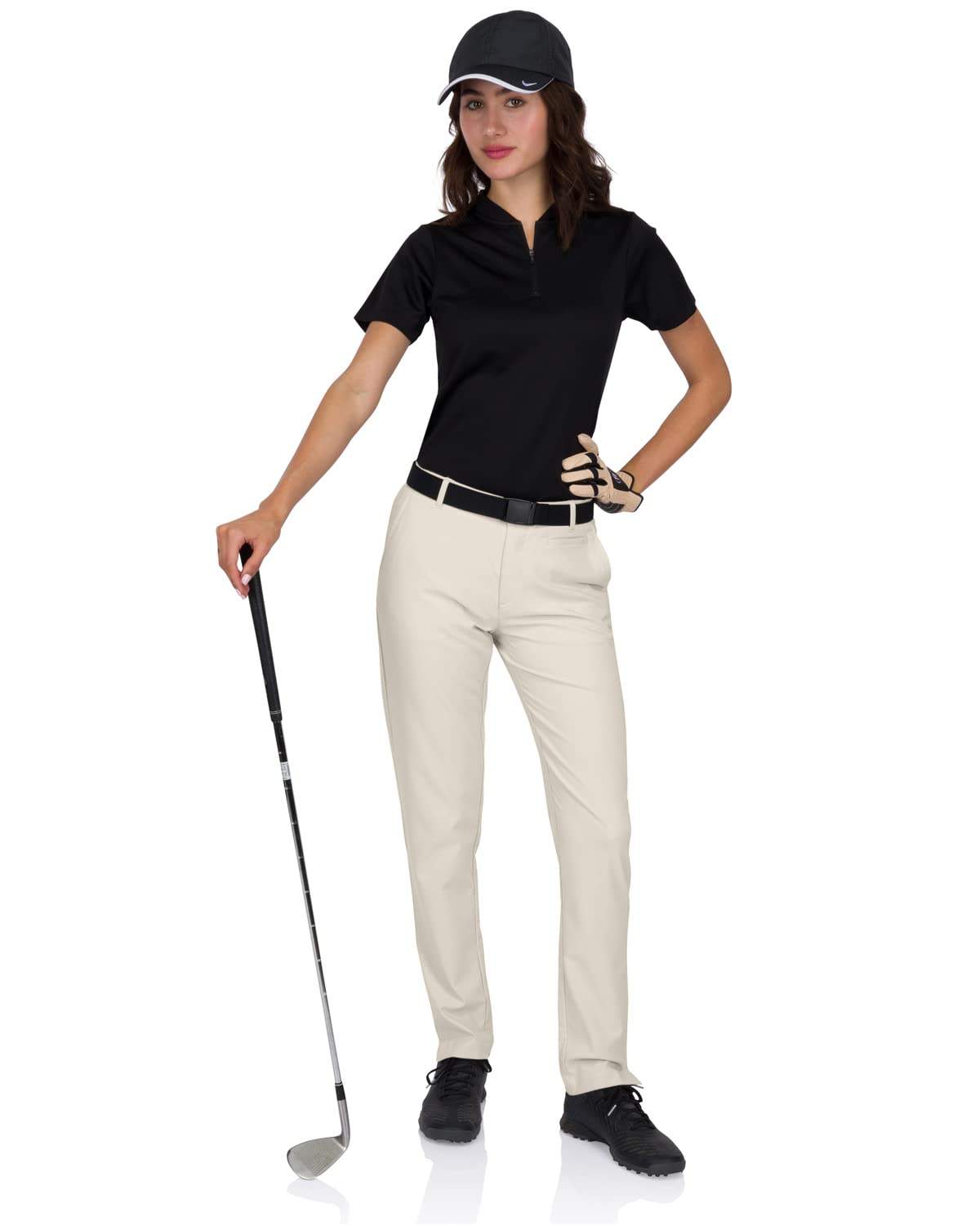 Three Sixty Six women's quick dry golf pants with 4-way stretch for unrestricted swings