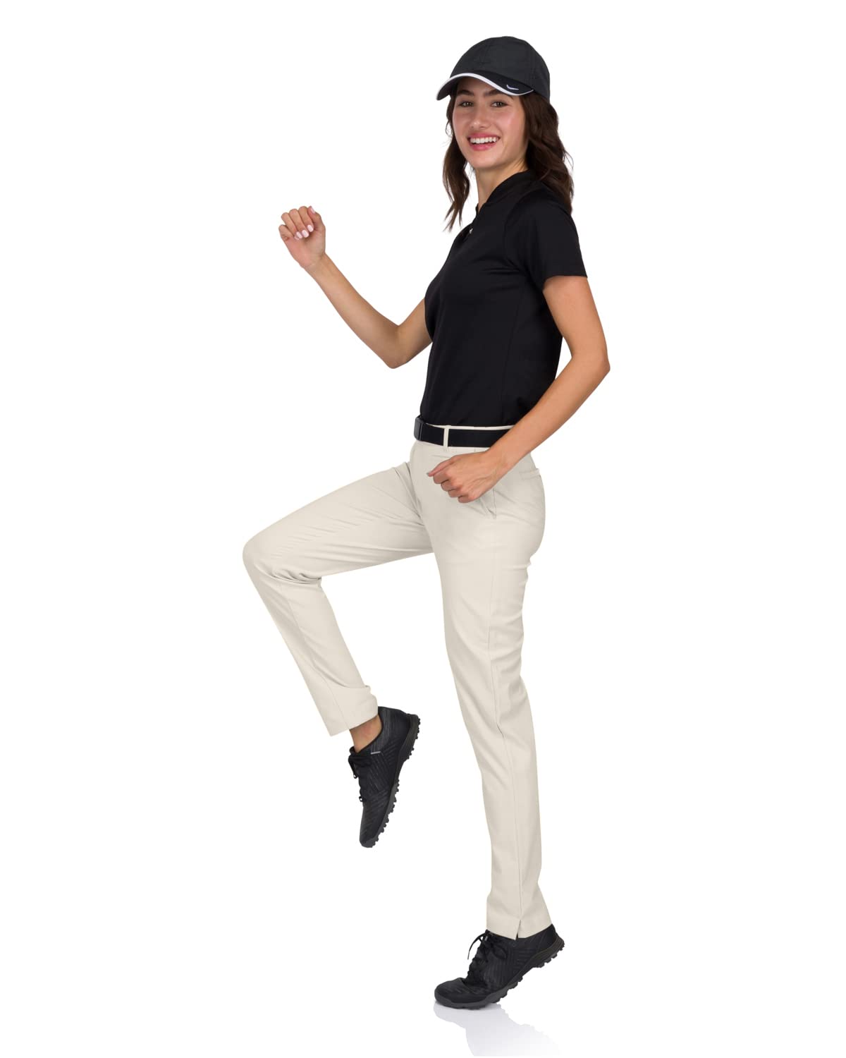 Three Sixty Six women's quick dry golf pants with dual side and back pockets