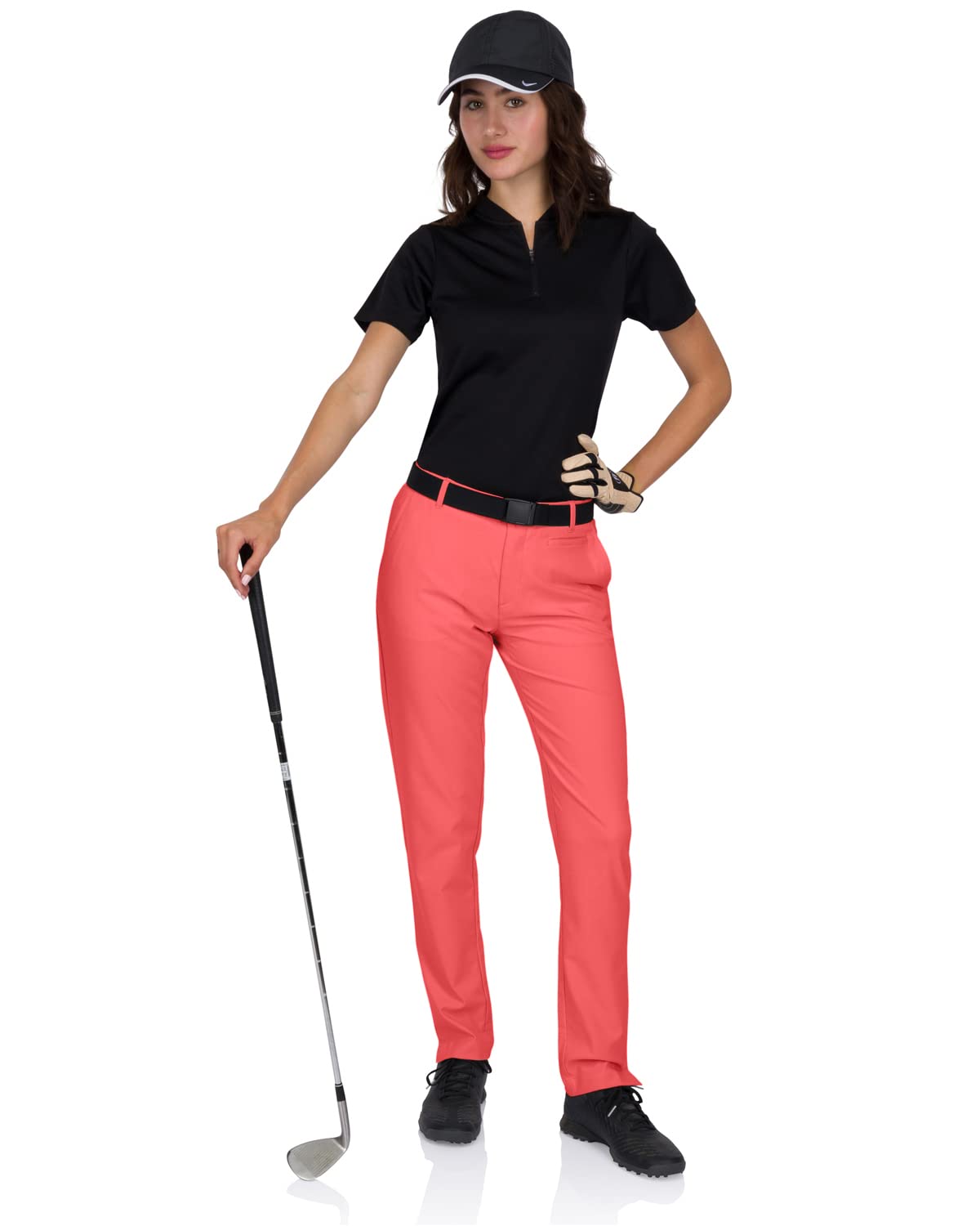 Three Sixty Six pants with dual pockets for tees and scorecard.